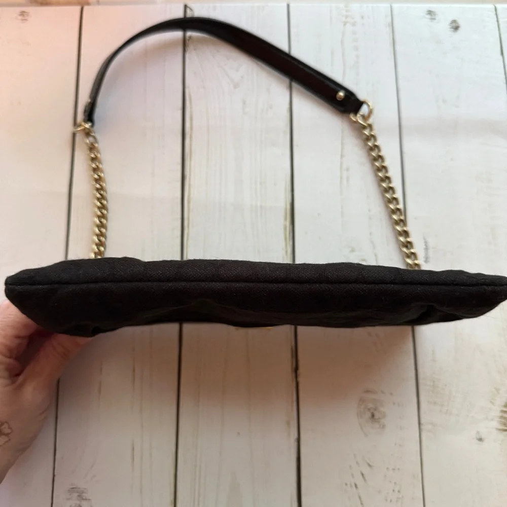 Kate Spade‎ | STORYBOOK Lining Shimmery Black Shoulder Bag, Vintage